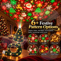 New Christmas Light Projector Easy To Connect USB Powered Christmas Night Light Includes 6 or More Festival Modes