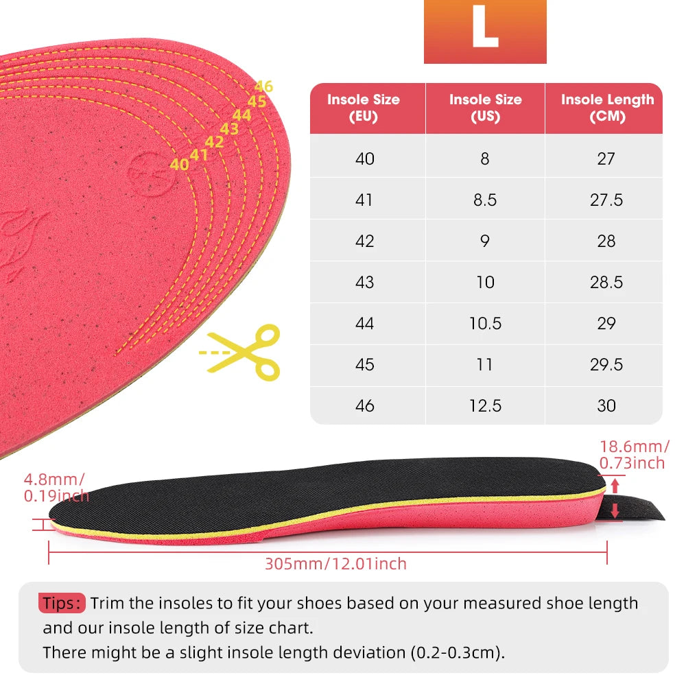 Heated Shoe Insoles Rechargeable App Control, 3000mAh 16H, 104-140°F Water-Resistant Heated Foot Warmer Shoe Inserts for Ski, Work, Hunting